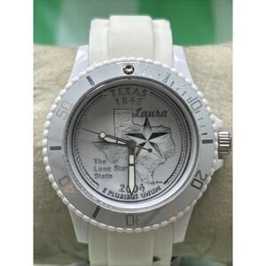 Zazzle Texas White Tone Women’s Quartz Watch